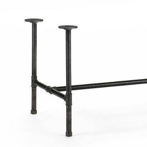 Black Pipe Table Frame/TABLE LEGS- 1" x 54" long x 26" wide x 30'' tall
