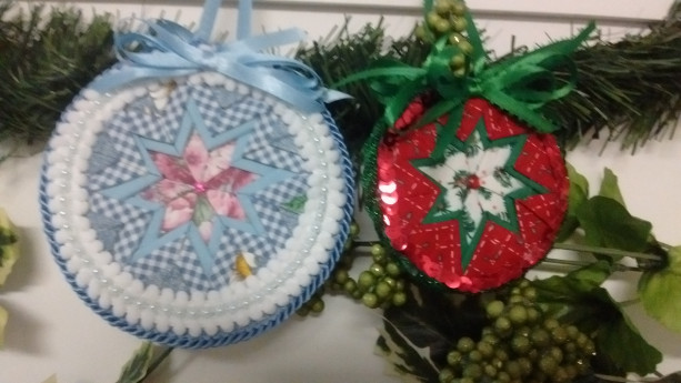No Sew Quilted Ornament