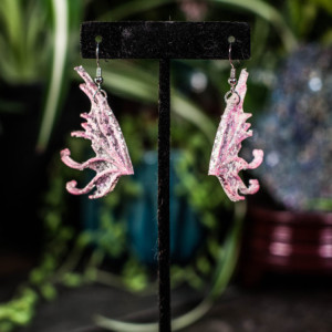Polymer Fairy Wing Earrings