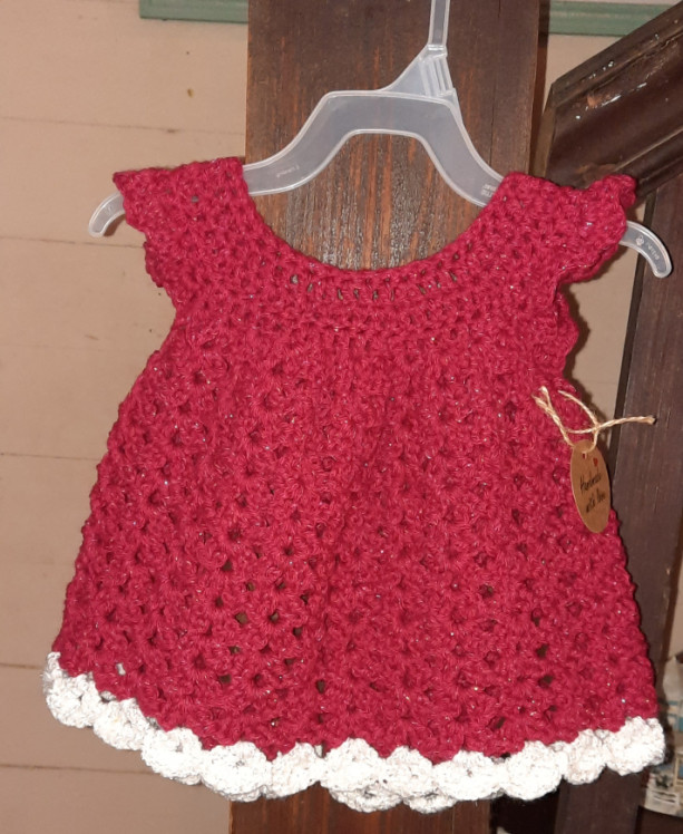 Crochet Baby Pinafore 