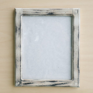 Forever 8 x 10   Distressed White picture frame
