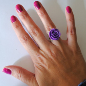Purple Rose Ring