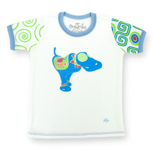 Blue Dog Monicaco Children's T-shirt