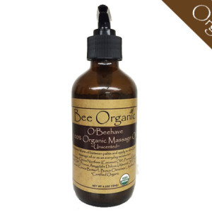 O'Beehave Massage Oil Lavender Bee Organic 100% Organic USDA Certified!!