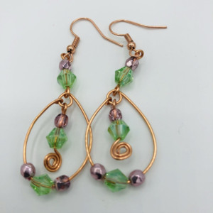 2” Copper Earrings 