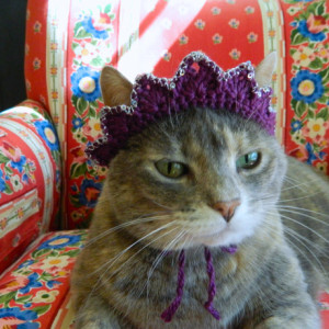 Crochet Crown Tiara for Your Cat or Small Dog