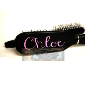 Monogrammed Personalized Name Hairbrush - Gift for Girl - Back to School - Hairbrush - Personalized Brush - Initial Hairbrush - Teen Gift