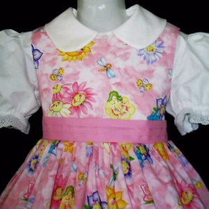 NEW Handmade Daisy Kingdom Sunny Friends Pink Dress Custom Sz 12M-14Yrs