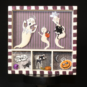 Ghost Family Shadow Box