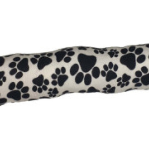 KittyKicker Black and Gray Paw Prints 11 inches Long 100% Organic USA Catnip Cat Toy