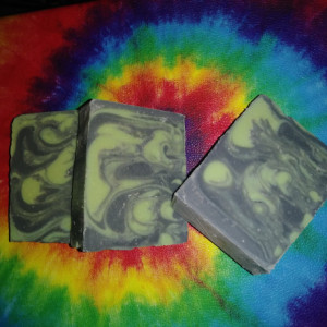 Once You Go Black - Activated Charcoal, Rosemary & Mint Goats Milk  By Baad Goat Soap Co.