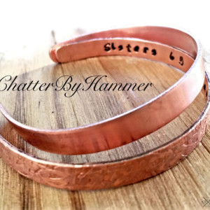Copper Wedding Gift, Copper Anniversary Bracelet, Copper Cuff, 7 year anniversary gift, 7 year anniversary, anniversary gift, copper