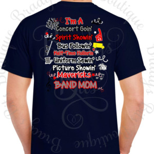 Personalized Band Mom Shirt