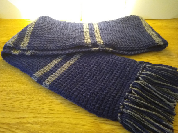 Harry potter Ravenclaw Scarf and bookmark!
