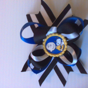 Charlie Brown Inspired Hair Bow