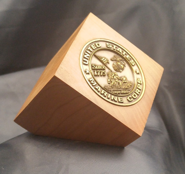 Challenge Coin Holder - for any Challenge Coin collector -  display your favorite in this elegant and hand-made holder