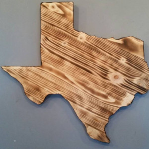 Rustic Texas State Decor, add a heart to your town