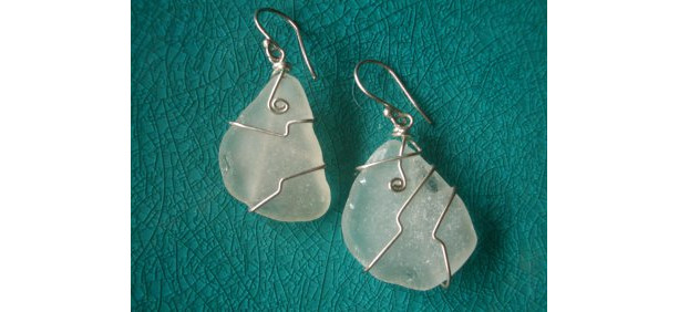 Seneca Sea Glass Earrings