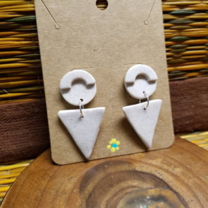 Abstract Clay Earrings