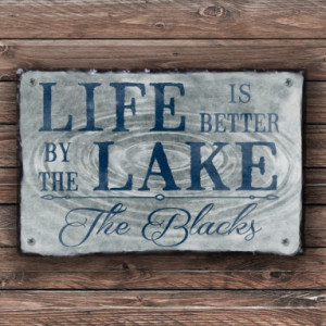 Life Is Better In The Country. Personalized Sign. Country House Sign. Country Home Decor. Family Name Sign. House Warming gift. Outdoor Sign