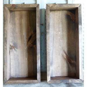 Rectangular Box, Wooden Box, Storage Box, Cottage Chic Decor, Wedding Decor, Wooden Planter Box