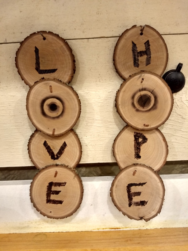Love and Hope signs