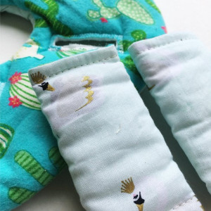 Car Seat Head Support, Cactus, Swans, Mint Green, Gender Neutral, Infant Head Support, Car Seat Strap Covers,Car Seat Cover