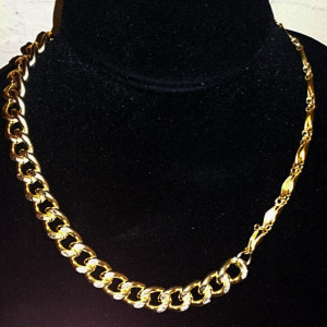 Multi Strand Gold Necklace, Gold Chain, Gold Necklace, Layered Necklace