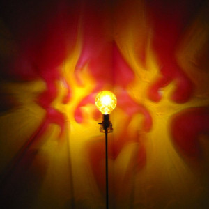 Hand-Painted Flames Mood-Light Bulb 