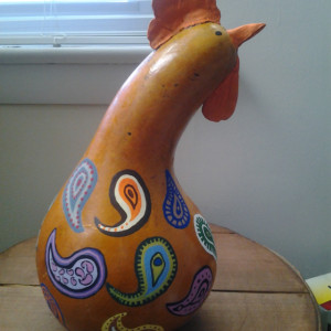 Hand painted  gourd