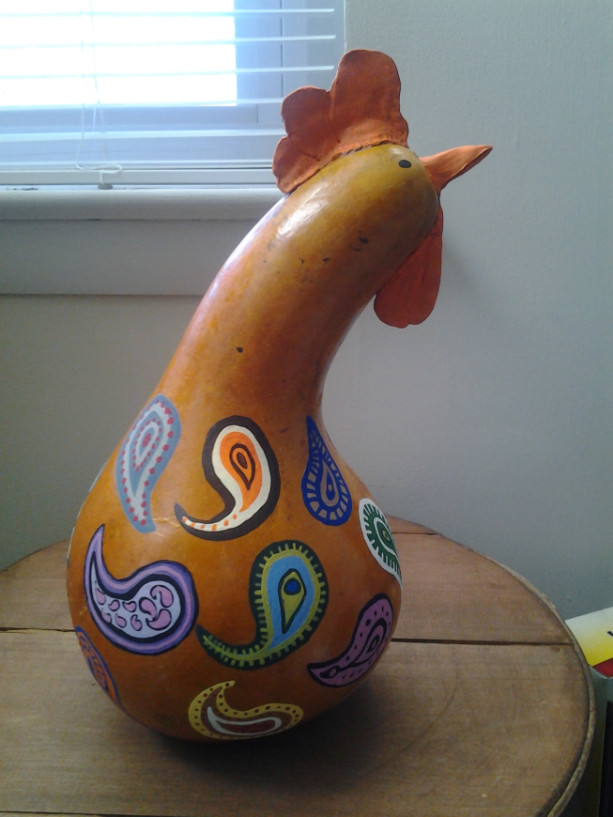 Hand painted  gourd