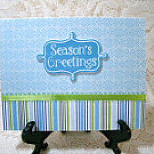 1/2 PRICE CARD SALE!! Hand made set of 12 "Seasons Greeting" Cards #6254