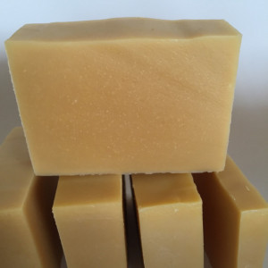 Goat milk and carrot soap, unscented soap, natural soap, gentle cleansing soap, fragrance free soap