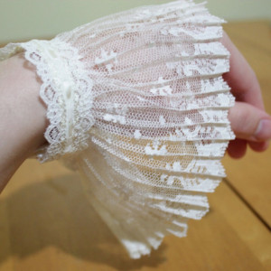 Pleated Lace Cuffs ~ Made to Order