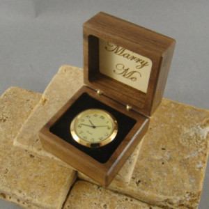 Clock Option for Ring Box