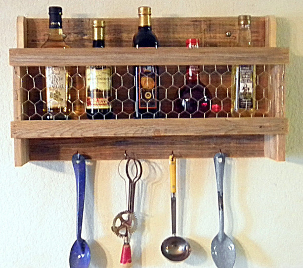 Rustic Country Kitchen Rack