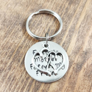 Mother's Day Keychain, First My Mother Forever My Friend
