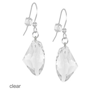 Free Shipping - One Pair Classic 19mm Austrian Crystal Galactic Sterling Silver Earrings