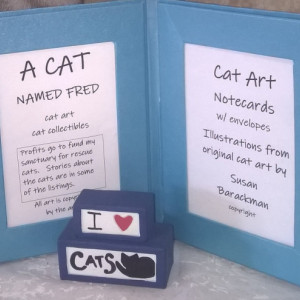 Orange Stripe Sitting Cat Photo Greeting Cards-