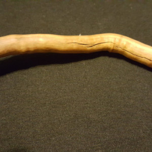 Hand Carved Curvy Wand with Awesome Lines and Character!