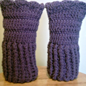 Hand Crocheted Fingerless Gloves