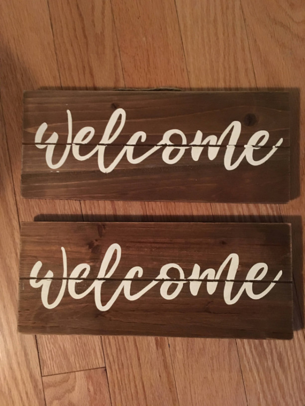 Small Rustic Wood Signs