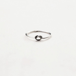 Sterling Silver Forget Me Knot Ring