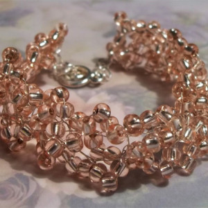 Preciosa Silver Rose Crystal Special Ocassion Bracelet