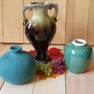Vintage Style Vase Trio