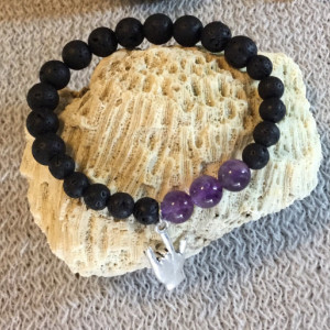 Diffuser bracelet, Essential oil bracelet for women, essential oil bracelets, amethyst bead bracelet, perfect for young person
