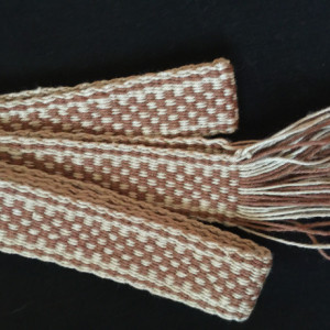 Inkle Loom Woven Band. 100% Cotton. #58-915