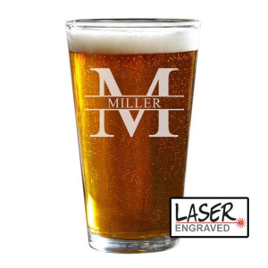 Custom Pint Glass, Personalized Beer Glass, Groomsmen Gift, Engraved Pint Glass, Beer Glasses, Personalized Pint Glass, Beer Gift