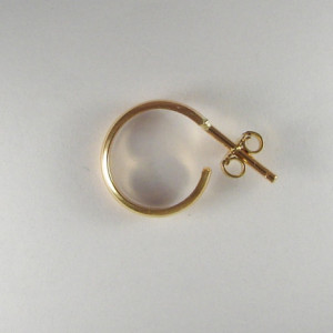 POST Conch Pierced Cartilage Earring Post Gold Body Piercing Conch Hoop Body Jewelry Conch Ear Cuff Inner Ear Conch Ring Lattice  EG1GFP