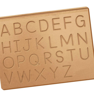 Montessori Alphabet Wooden Tracing Board - Uppercase Letters TB_UPR101